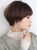30代　40代　50代　丸み　マッシュショート　手入れ簡単