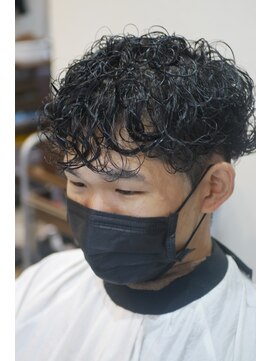 カーム ホーム ヘアー(calm home hair) オーダーメイドパーマアフター。スタイリング前。