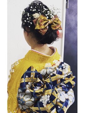 アウラ 成人式ヘアセット