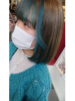 榮美容室 本店 エメラルドカラー