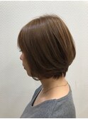 前下がり/ひし型/グラデーション/ショートカット/20代30代40代/