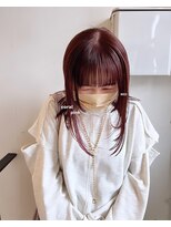 クオン 今泉(quon)&nbsp;【MASAKI】guest snap-ぷつっとバング×pink lavender-