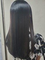 アクロス ヘアー デザイン 蒲田東口(across hairdesign) コスメ縮毛矯正×イルミナカラー