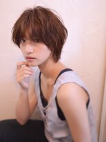 ハウスアンドヘアーワークス(House&Hair works) 前髪長め大人小顔ショート30代40代50代　藤沢