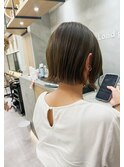 【ワンランク上のボブ】切りっぱなしショートボブ【浦和】