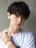 ノイセル(Noisyle)&nbsp;黒髪マッシュルーズパーマ