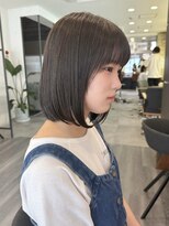 ビューエヒメ(VIEW EHIME)&nbsp;大人ラフウェーブ20代30代40代ボブブラウンスウィングショート