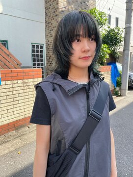 イェン(Yen.) デザインカラー レイヤースタイル ハッシュカット