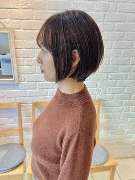 デイジー インデックスヘア 大島店(DAISY index hair) ★ショートボブマッシュショートグレーベージュアッシュカラー