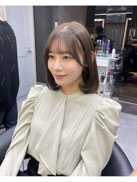 ロンドアヴァントゥス 池袋(Lond aventus) 韓国レイヤー/韓国風/ボブ/髪質改善/黒髪/ブリーチなし〔池袋〕