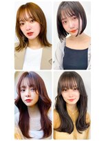 美容室フルール&nbsp;艶感♪髪質改善カラー大人可愛いグレージュ20代30代40代