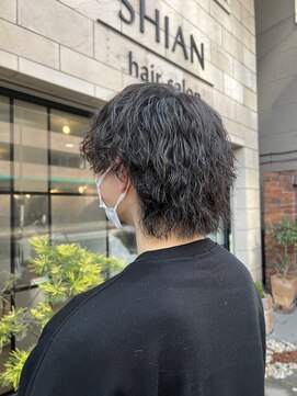 シアン 八王子店(SHIAN) 【SHIANみら】メンズナチュラルウルフ×緩めツイストスパイラル
