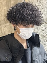 強めなスパイラル、波巻きMIXのプードルパーマ＊個性的で周りと差がつく◎[高崎/メンズパーマ/メンズ]