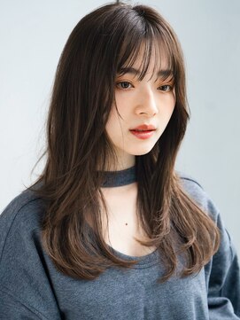 エインアンリー 表参道(AIN.ANLY.) デジタルパーマレイヤーロングエアリーカール姫カット大人女子