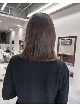 ルックアット(Look at) 【Look at】20代30代40代ニュアンスカラーオリーブベージュ