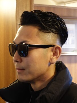 ダウバーバーショップ 表参道(DAU BARBER SHOP) フェードゆるめパーマ