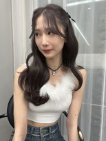 リッカ(LICCA)&nbsp;韓国ヘア/透明感カラーグレージュ/顔周りカット