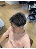 [パーマがかかりの悪い方] カット＋ハードパーマ