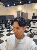 毛流れパーマ