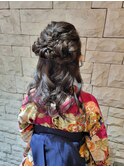 ロング×ヘアアレンジ