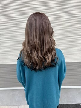テーラヘアー 稲毛店(TELA HAIR) ミルクティーベージュ×エンドカラーブラック