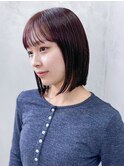 ボブミディアム美髪ショートくびれミディ韓国ヘア_ba544451