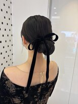 アピッシュ(apish 並木通り)&nbsp;シニヨンアレンジ