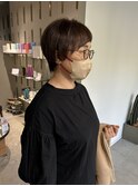 オトナのアシンメトリーショート