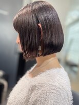 ワン バイ ジエクト(One by The Ect)&nbsp;【似合わせボブ】マロンベージュ/髪質改善/刈り上げボブ