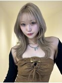 ハッシュカットハイレイヤー韓国レイヤーくびれ巻き