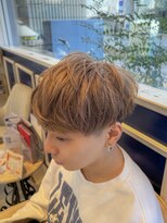 アンソル オブ リシェール(N'SOL of RICHAIR)&nbsp;ミルクティーベージュ/ブリーチ/メンズ/南越谷