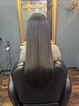 ユニコヘア(unico hair) 髪質改善カラー×オリーブブラウン