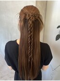 カチモリヘア　ヘアセット　結婚式　ブライダル