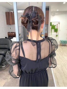 姫路ヘアセット/ヘアアレンジ/ツインヘア/カチモリ