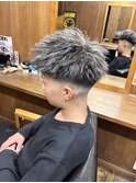 10代20代◎ツイスパ×メッシュ×フェードで爽やか好印象