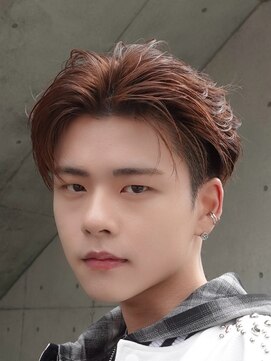 アンサー 原宿(ANSWER) シースルーセンターパート　オールバック