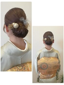ミックタック(MICK TACK)の写真/結婚式のお呼ばれヘアはプロにお任せ！着付けヘアセットで特別な日を華やかに☆早朝予約もOK♪