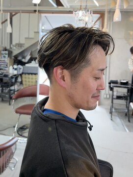 プライベートサロン キッテ(private salon kitte.) 大人のかき上げツーブロックショート