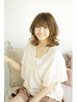 アントリール 調布南口店(entrir)&nbsp;ゆるふわミディワンサイドタンバルモリセミウェット