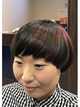 きのこちゃんヘアー　スタイリスト佐々木祐和