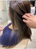 インナーカラー/ブリーチ/暗髪/イヤリングカラー/20代30代40代