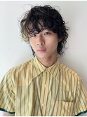 メンズマッシュウルフ