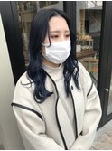 ブリーチ☆ブルーブラック ネイビーカラー 担当 山中