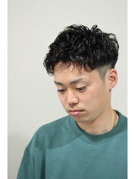 レンゲン(LENGEN) メンズかき上げニュアンスマッシュサイドパート韓国マッシュ