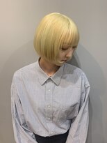 ジーニー(genie)&nbsp;ダブルケアブリーチ×ブロンド×BOB