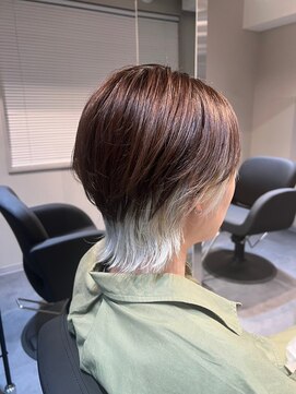 リバティ 吉祥寺(Liberty) インナーカラー/ブルーシルバーウルフ/吉祥寺/髪質改善