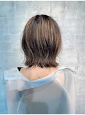くびれボブ【イルミナカラー/宇都宮美容室/鹿沼美容室】