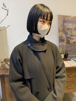 ヘアーアイストゥーレ(HAIR ICI TRE)&nbsp;ぷつっとボブ　ミニボブ　ボブ　担当渡邉桜桃