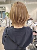 ボブ レイヤーボブ 外ハネボブ