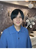 メンズバングマッシュスタイル